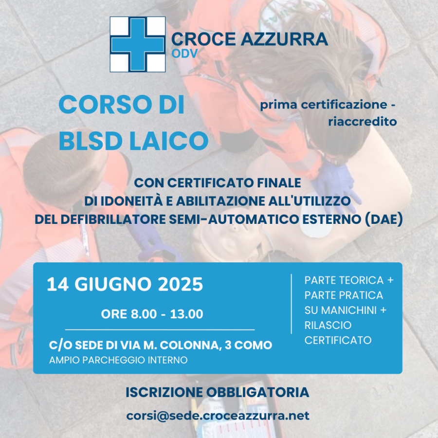 corso BLSD laico